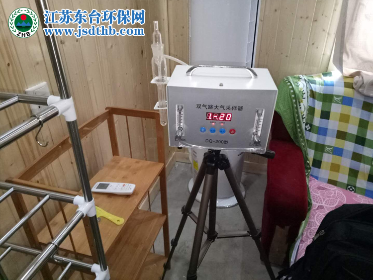 东台安丰木材市场室内空气质量甲醛检测20190109