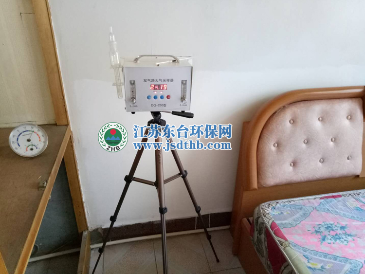 东台时堰后港社区室内空气质量甲醛检测20190418