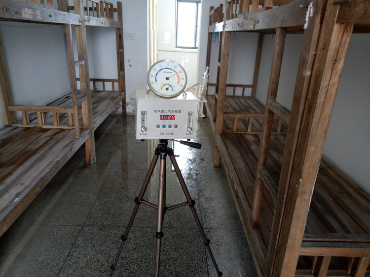 东台市富安中学室内空气质量甲醛检测20190911