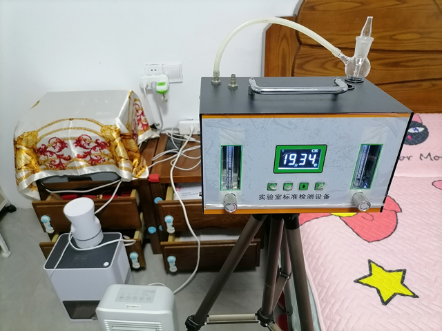 东台碧城商贸园室内空气质量甲醛检测20221128